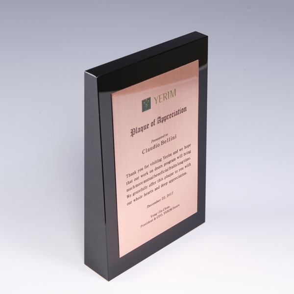 금속&블랙크리스탈상패hs72