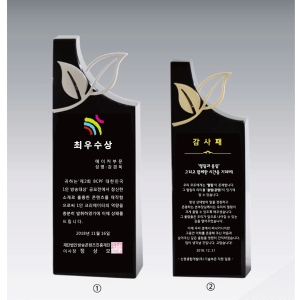 크리스탈상패hs407