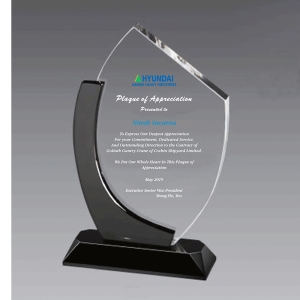 크리스탈상패hs420