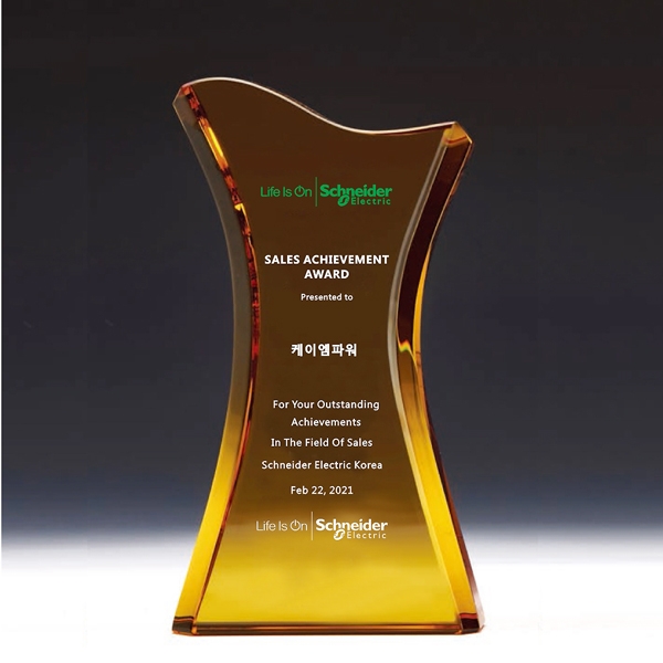 크리스탈상패 hs120