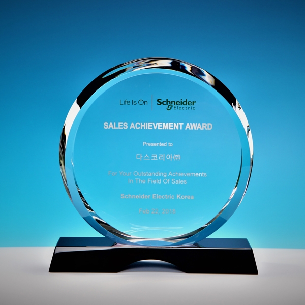 크리스탈상패hs197