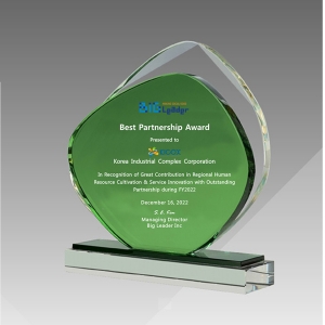 크리스탈상패hs309