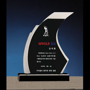 크리스탈상패B121-2