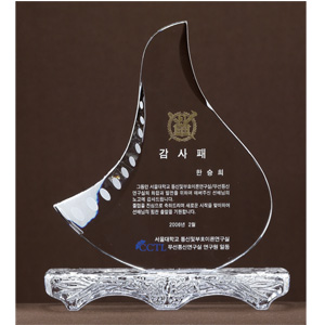 크리스탈상패HS2135