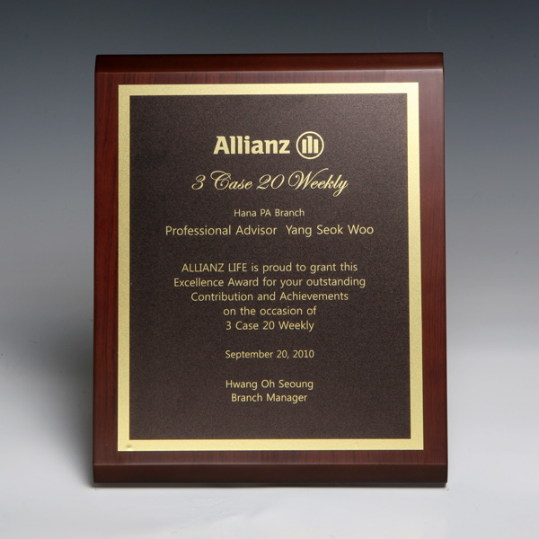 Wood Metal상패12-004