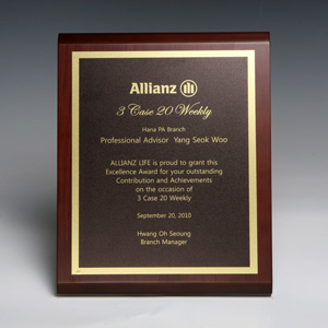 Wood Metal상패12-004