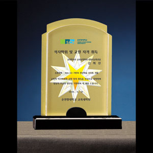 크리스탈상패B117-1