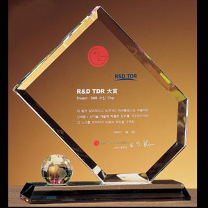 크리스탈상패ss231