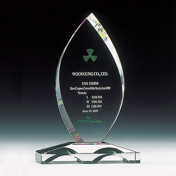 크리스탈상패 JK 153-6